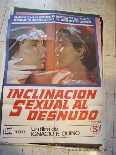 Cin&eacute;ma: CARTEL DE CINE- MOVIE POSTER. INCLINACION SEXUAL AL DESNUDO