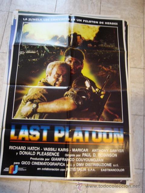 Cin&eacute;ma: CARTEL DE CINE- MOVIE POSTER. LAST PLATOON