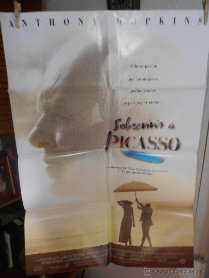 Cin&eacute;ma: SOBREVIVIR A PICASSO,ANTHONY HOPKINS CARTEL DE CINE ORIGINAL 70x100 APROX (1100)