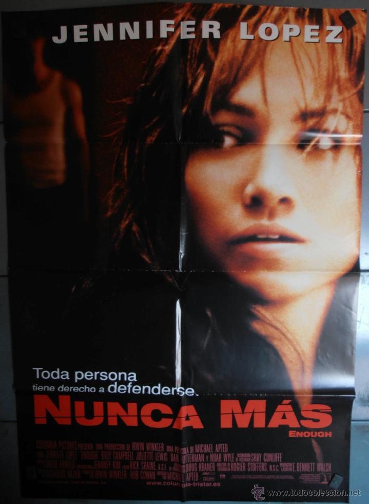Cine: NUNCA MAS, CARTEL DE CINE ORIGINAL 70x100 APROX (1514)