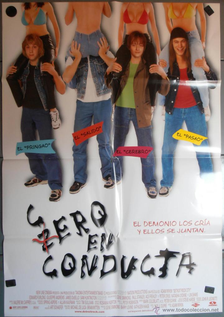 Kino: CERO EN CONDUCTA, CARTEL DE CINE ORIGINAL 70x100 APROX (1518)