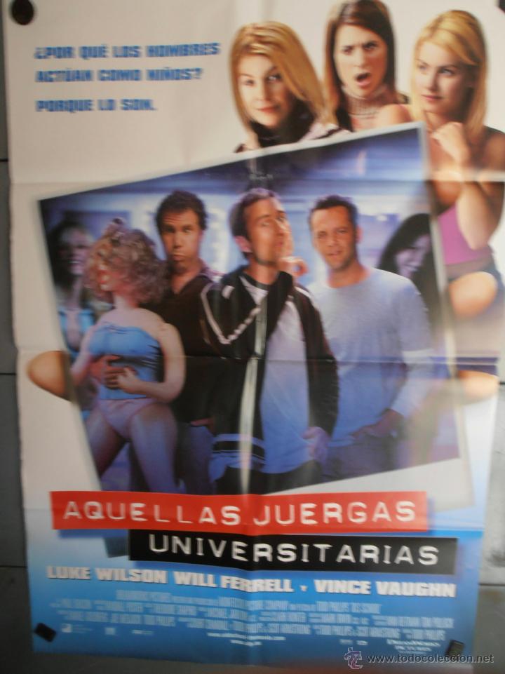 Kino: AQUELLAS JUERGAS UNIVERSITARIAS, CARTEL DE CINE ORIGINAL 70x100 APROX (1650)