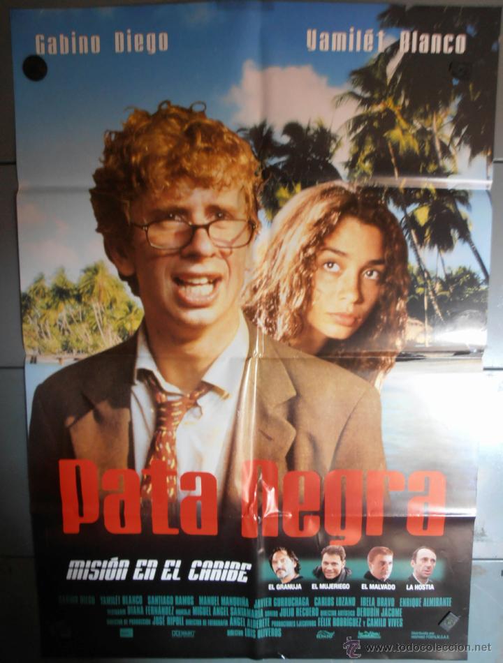 Kino: PATA NEGRA,GABINO DIEGO, YAMILET BLANCO CARTEL DE CINE ORIGINAL 70x100 APROX (1708)