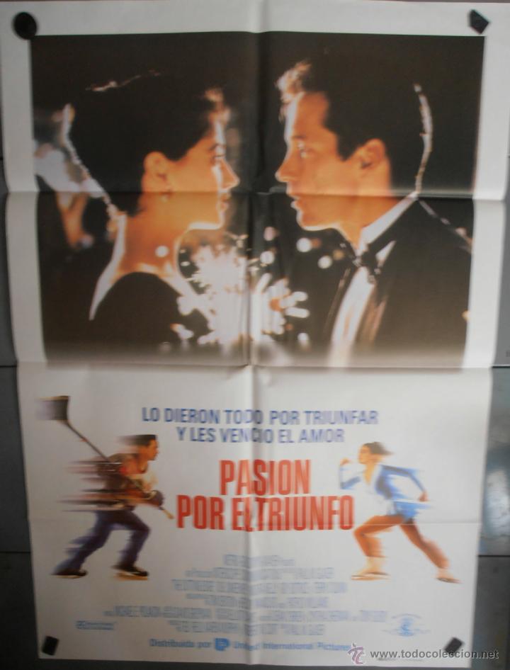 Kino: PASION POR EL TRIUNFO, CARTEL DE CINE ORIGINAL 70x100 APROX (1851)