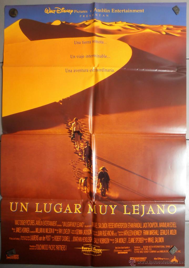 Cinema: EN UN LUGAR MUY LEJANO,DISNEY CARTEL DE CINE ORIGINAL 70x100 APROX (1899)