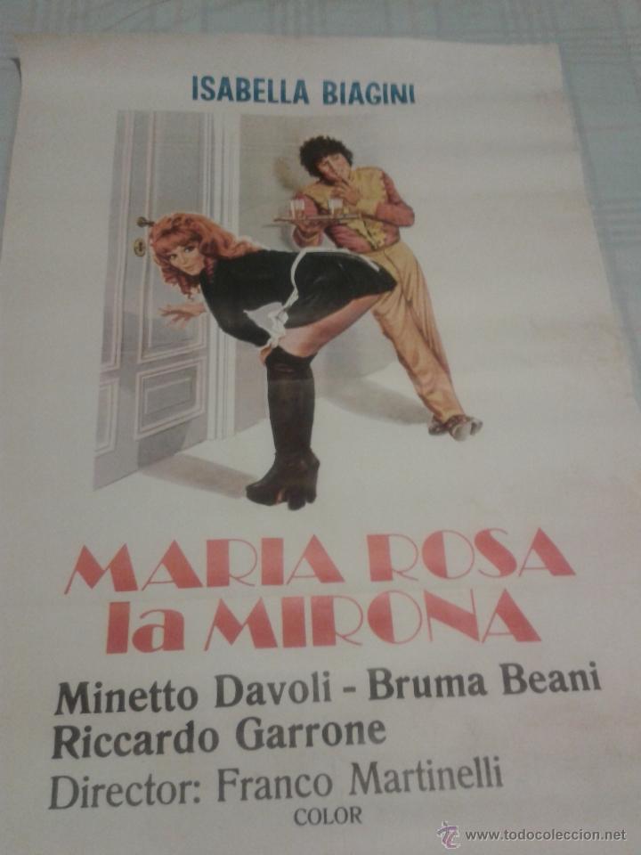 Kino: cartel cine maria rosa la mirona