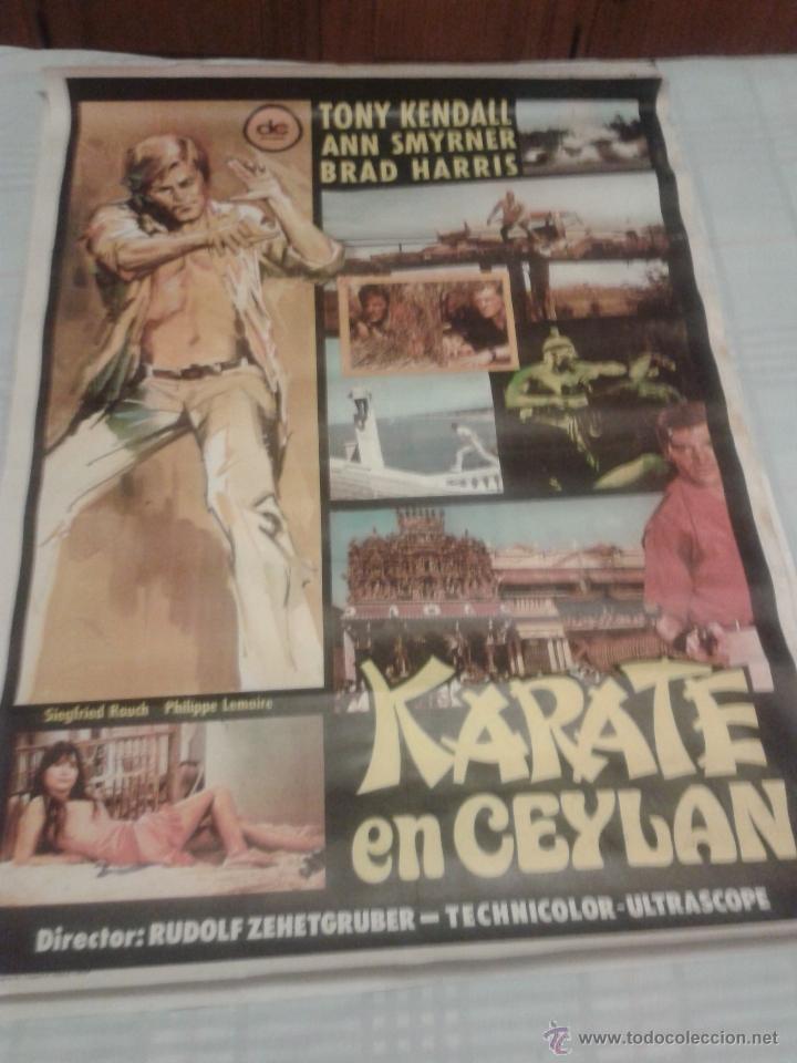 Cinema: poster original Karate en ceylan