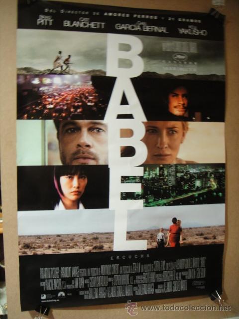 Kino: babel - cartel de cine 70 x 100 aprox - sin dobleces
