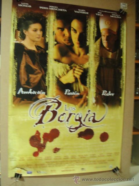 Kino: los borgia - cartel de cine 70 x 100 aprox - sin dobleces