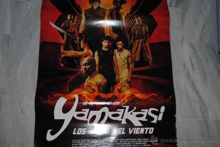 Cinema: CARTEL DE CINE ORIGINAL EL RETORNO DE LOS YAMAKASI, LOS HIJOS DEL VIENTO, 70 POR 100CM