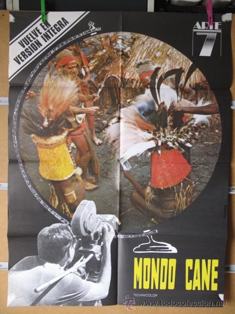 Cine: MONDO CANE POSTER ORIGINAL - Foto 1