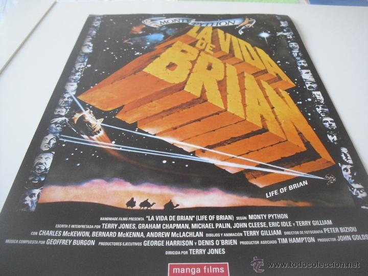 Cinema: La vida de Brian (life of Brian). Monty Python. De Terry Jones. Poster de 33,5 x 23,5