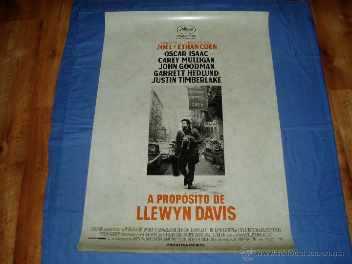Cinema: A PROPOSITO DE LLEWYN DAVIS. POSTER O CARTEL DE CINE. NUEVO.MAGNIFICO ESTADO.