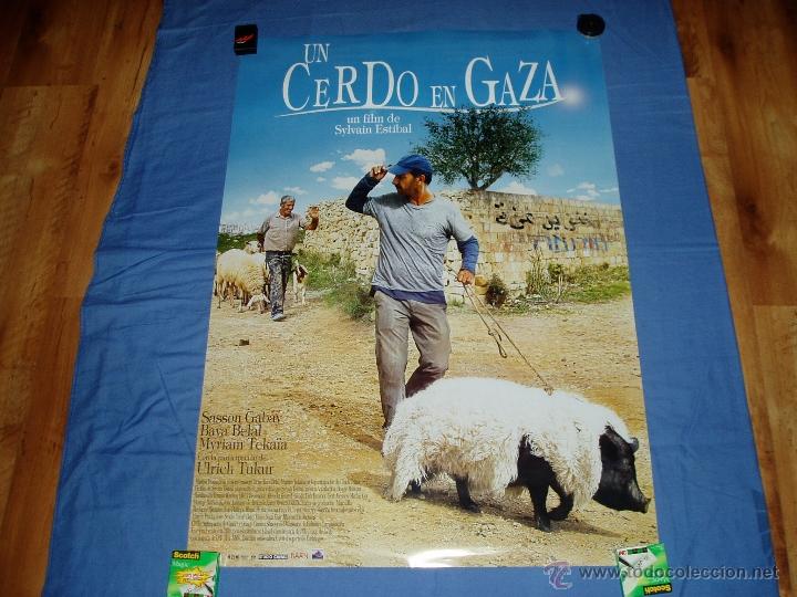 Kino: UN CERDO EN GAZA. CARTEL O POSTER CINE. . NUEVO.