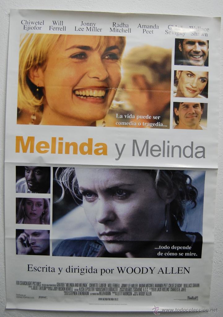 Kino: CARTEL DE CINE MELINDA Y MELINDA DE WOODY ALLEN // ORIGINAL TAMA&Ntilde;O 70X100