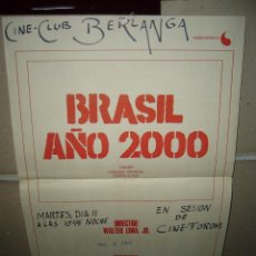 Cine: BRASIL AÑO 2000 WALTER LIMA JR POSTER ORIGINAL 60X40 (501)