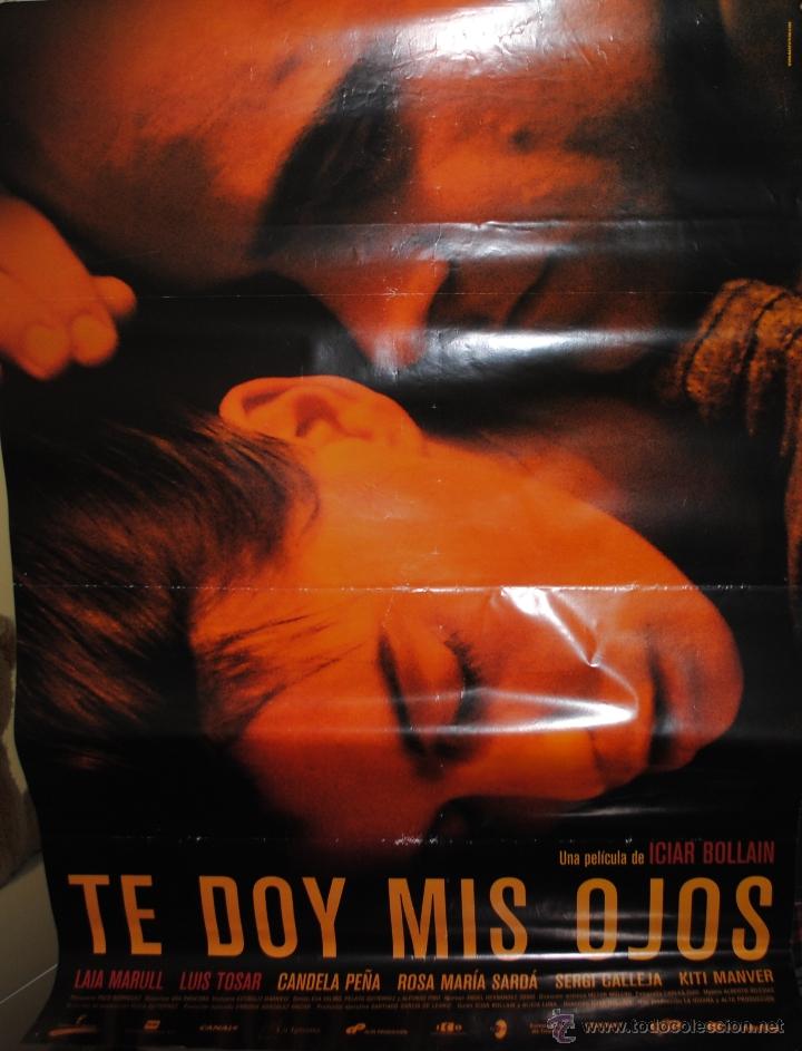 Kino: CARTEL DE CINE ORIGINAL DE LA PEL&Iacute;CULA TE DOY MIS OJOS, 70 POR 100CM