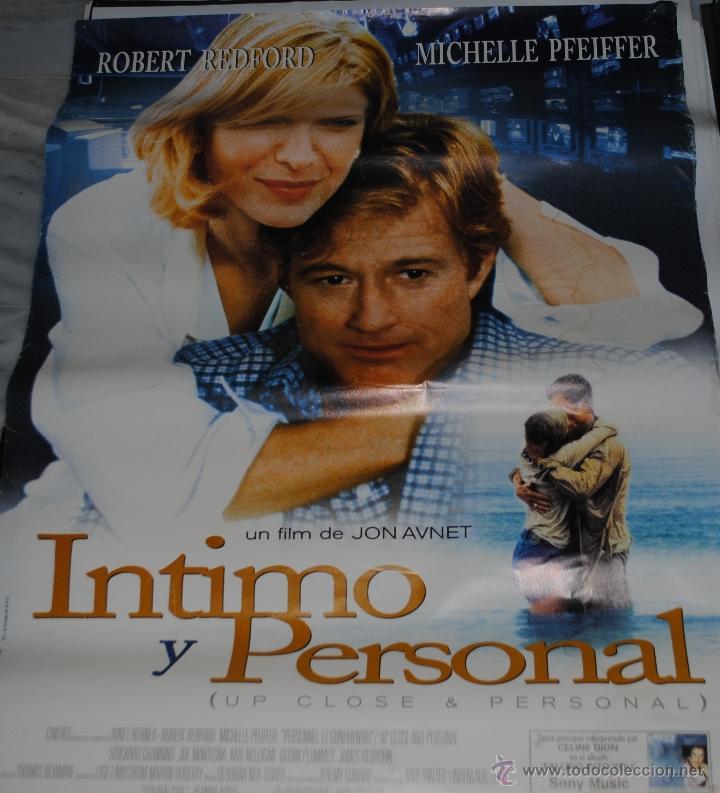 Cin&eacute;ma: CARTEL DE CINE ORIGINAL DE LA PEL&Iacute;CULA &Iacute;NTIMO Y PERSONAL, ROBERT REDFORD, M. PFEIFFER, 70 POR 100CM