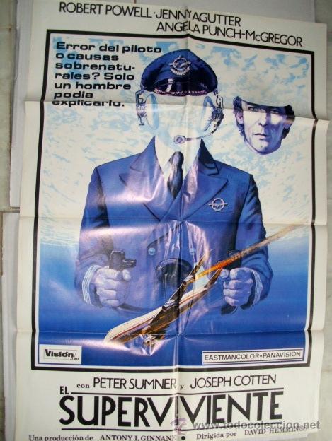 Cine: CARTEL DE LA PELICULA: EL SUPERVIVIENTE.  PETER SUMNER - Foto 1