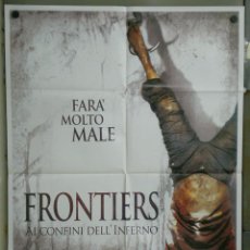 Cine: QK83 FRONTIERS XAVIER GENS TERROR POSTER ORIGINAL 100X140 ITALIANO. Lote 41424339