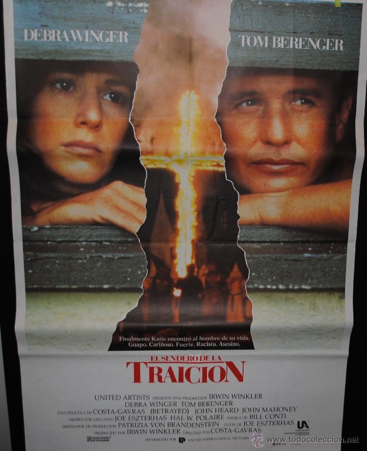 Kino: CARTEL DE CINE ORIGINAL DE LA PEL&Iacute;CULA EL SENDERO DE LA TRAICI&Oacute;N, 70 POR 100CM