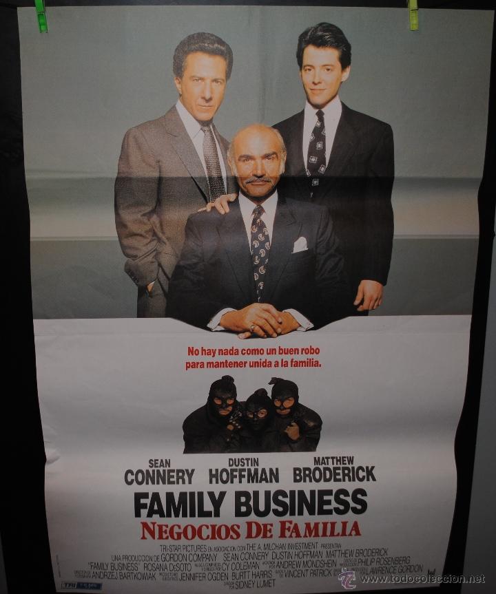 Cin&eacute;ma: CARTEL DE CINE ORIGINAL DE LA PEL&Iacute;CULA FAMILY BUSINESS, NEGOCIOS DE FAMILIA, 70 POR 100CM