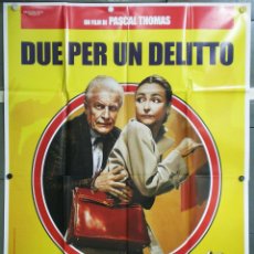 Cine: QL41 BY THE PRICKING OF MY THUMBS AGATHA CHRISTIE POSTER ORIGINAL ITALIANO 140X200. Lote 41479482