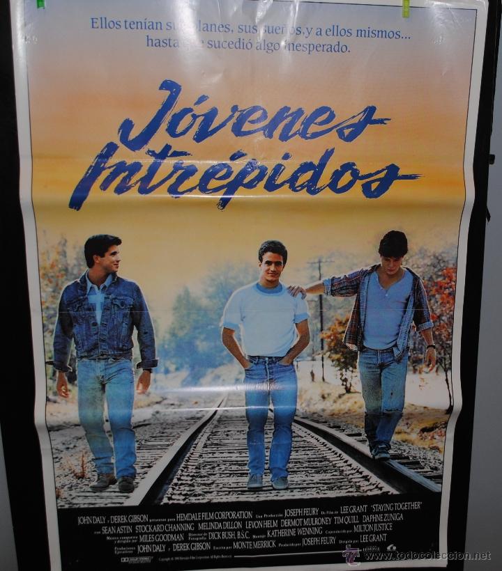 Cine: CARTEL DE CINE ORIGINAL DE LA PEL&Iacute;CULA J&Oacute;VENES INTR&Eacute;PIDOS, 70 POR 100CM
