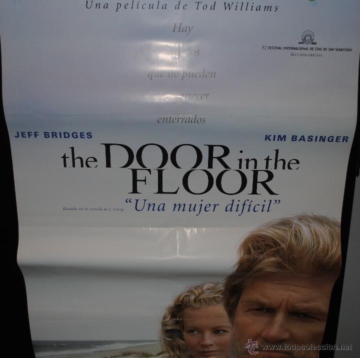 Cine: CARTEL DE CINE ORIGINAL DE LA PEL&Iacute;CULA THE DOOR IN THE FLOOR, UNA MUJER DIF&Iacute;CIL, 70 POR 100CM