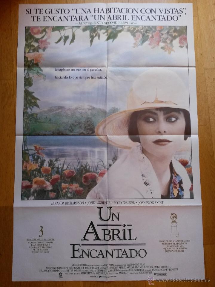 Cinema: Poster 70 x 100 cms de la pelicula, un abril encantado
