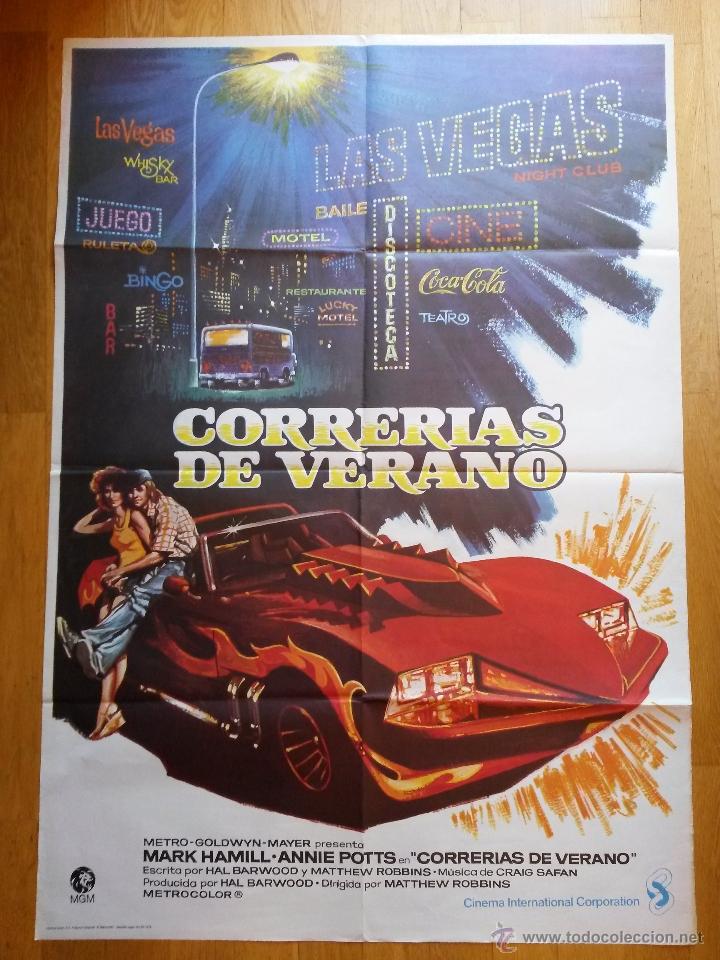 Cine: Poster 70 x 100 cms de la pelicula, correrias de verano 1979