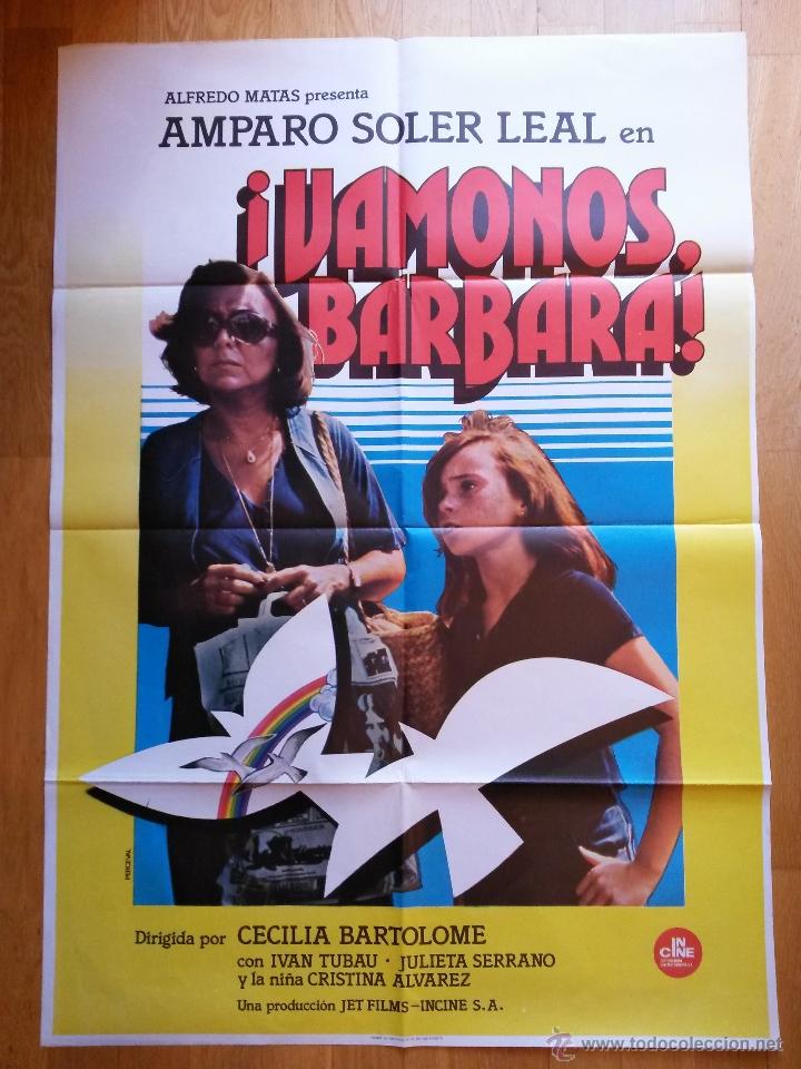 Cine: Poster 70 x 100 cms de la pelicula, vamonos barbara 1978