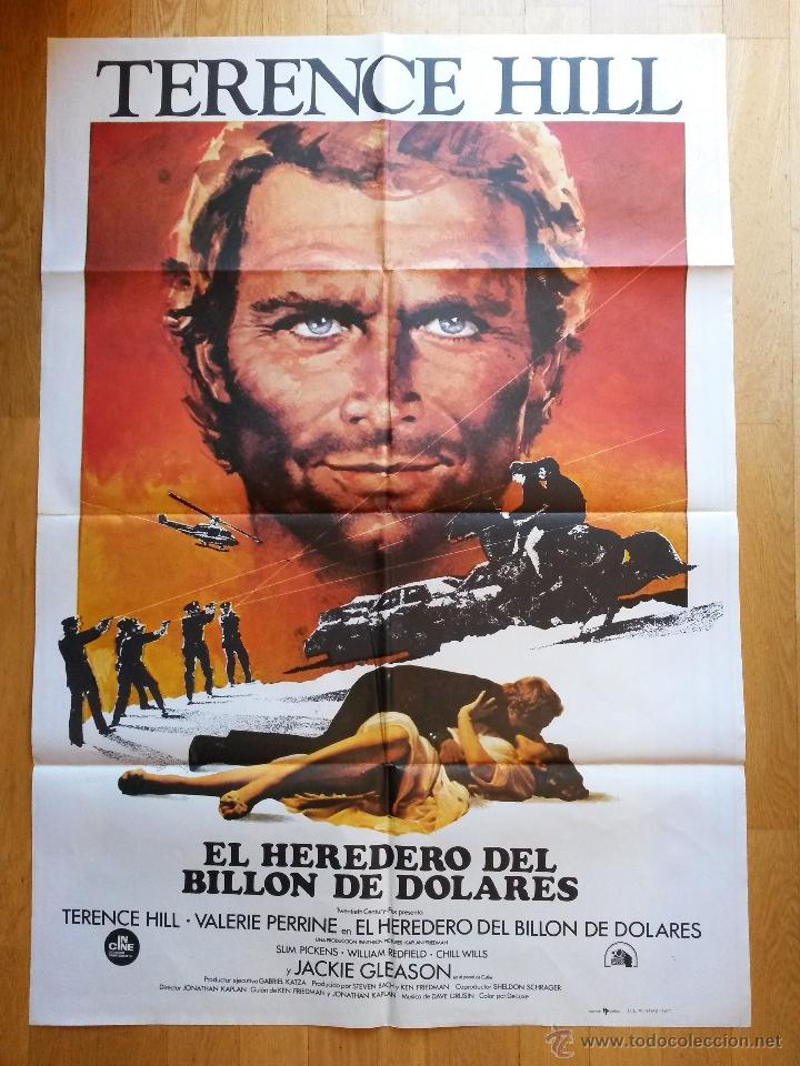 Cine: Poster 70 x 100 cms de la pelicula, el heredero del billon de dolares 1977