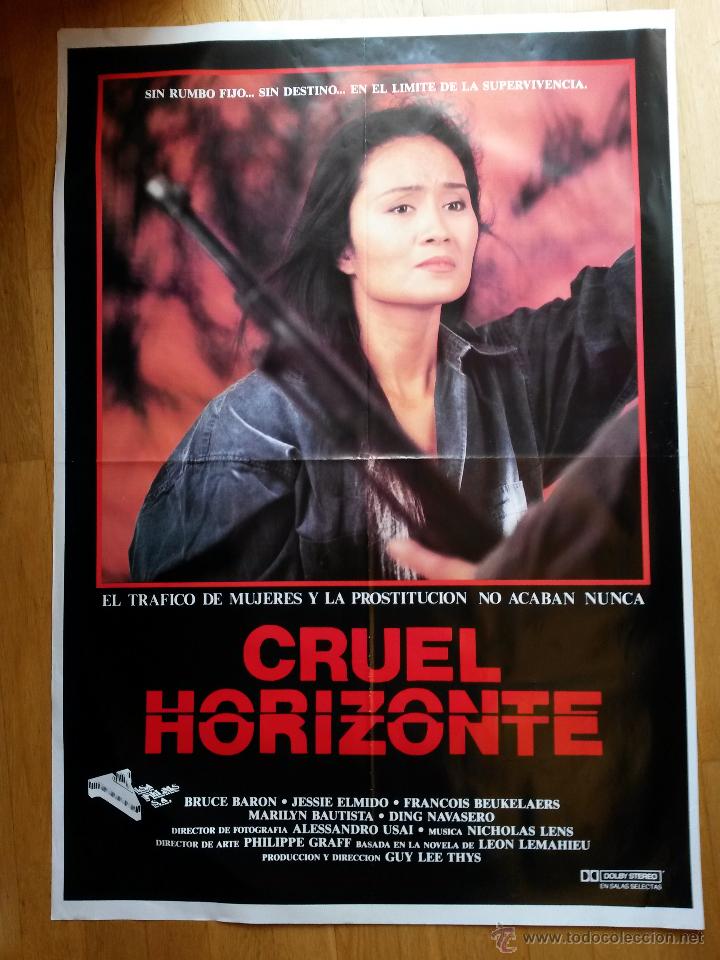 Cine: Cartel, poster de cine 70 x 100 cms. cruel horizonte