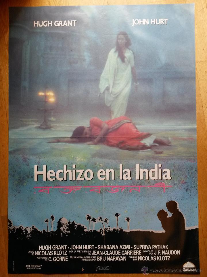 Cine: Cartel, poster de cine 70 x 100 cms. hechizo en la india 1987
