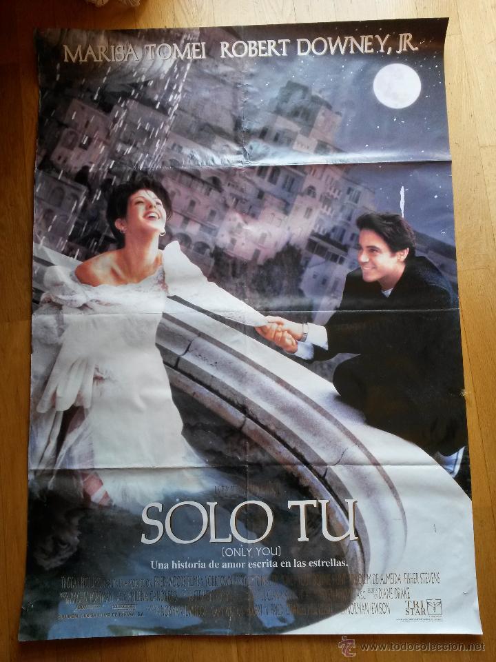 Cine: Cartel, poster de cine 70 x 100 cms. solo tu 1994