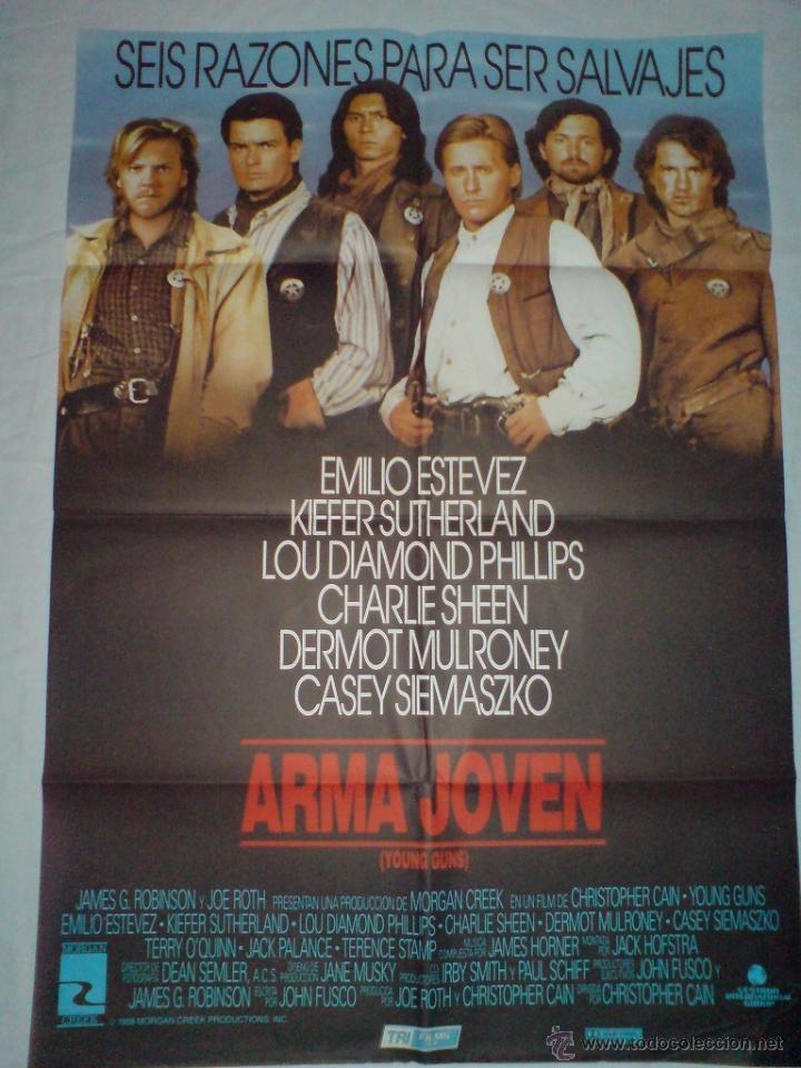 Cine: P&Oacute;STER ORIGINAL  ARMA JOVEN - Foto 1