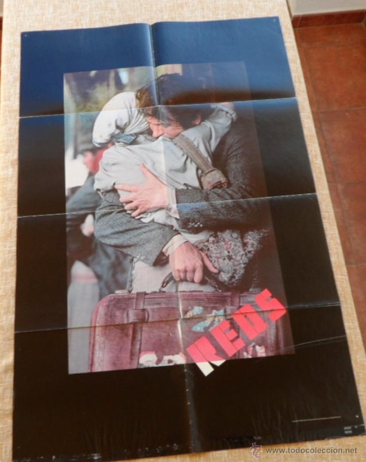 Kino: Reds (Rojos) P&oacute;ster original de la pel&iacute;cula, 1981, Doblado, Teaser, Paramount Pictures