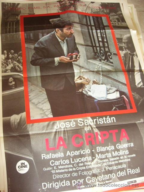 Cine: CARTEL DE CINE - MOVIE POSTER. LA CRIPTA - Foto 1
