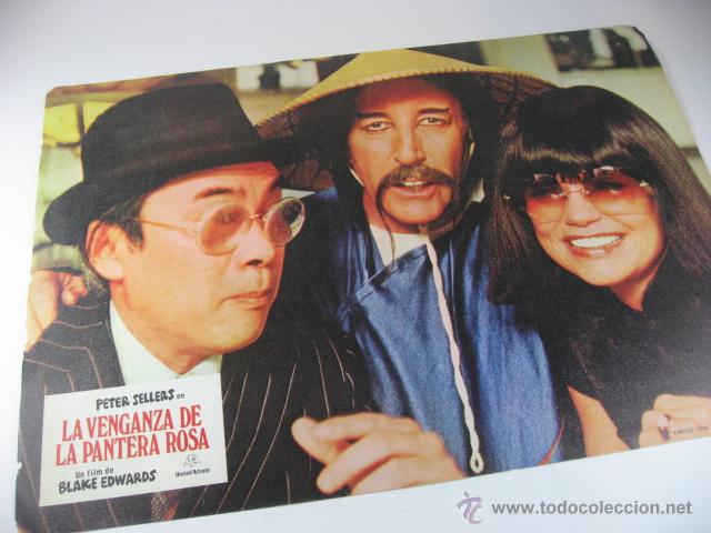 Kino: LOBBY CARD LA VENGANZA DE LA PANTERA ROSA, BLAKE EDWARDS, PETER SELLERS, DYAN CANNON.