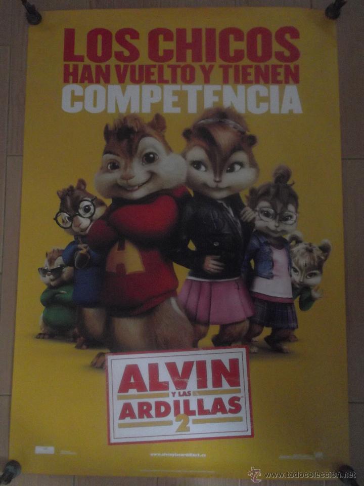 alvin y las ardillas, cartel de cine original 7 - Compra venta en  todocoleccion