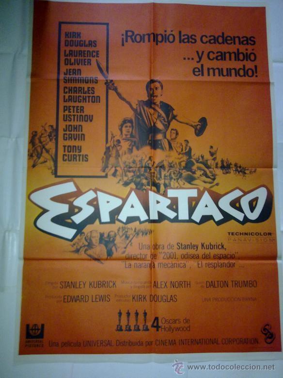 Cine: P&Oacute;STER ORIGINAL ESPARTACO - Foto 1
