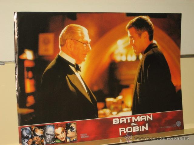 Cine: CARTEL FOTOGRAMA DE BATMAN & ROBIN - TAMA&Ntilde;O 34 x 24 CM.
