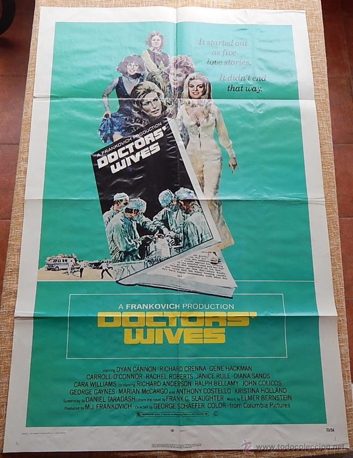 Kino: Doctors&acute; Wives (Las esposas de los m&eacute;dicos) P&oacute;ster original de la pel&iacute;cula, Doblado, U.S.A., 1971