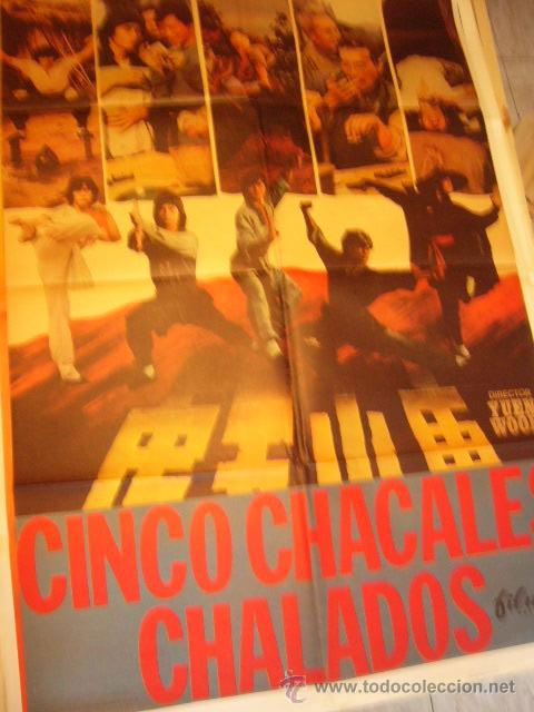 Cine: CARTEL DE CINE- MOVIE POSTER. CINCO CHACALES CHALADOS