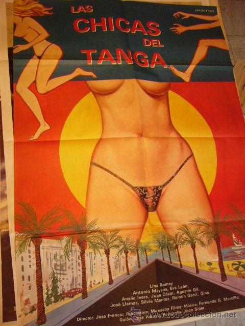 Cine: CARTEL DE CINE- MOVIE POSTER. LAS CHICAS DEL TANGA