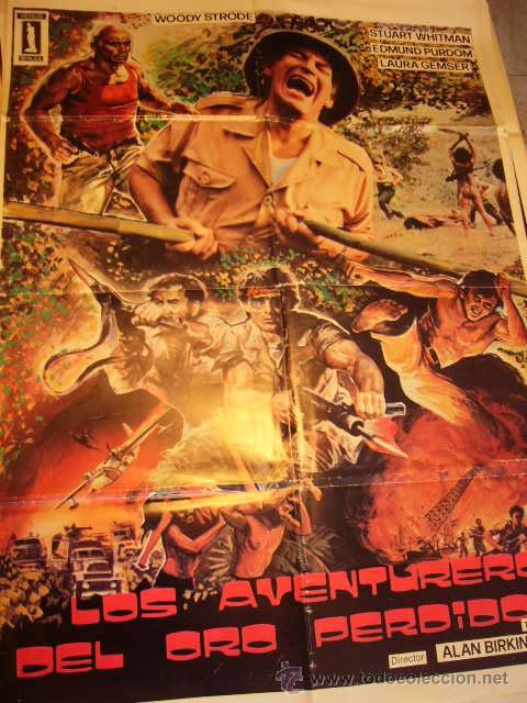 Cine: CARTEL DE CINE- MOVIE POSTER. LOS AVENTUREROS DEL ORO PERDIDO