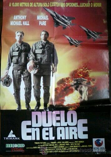 Cine: CARTEL PELICULA DUELO EN EL AIRE - Foto 1