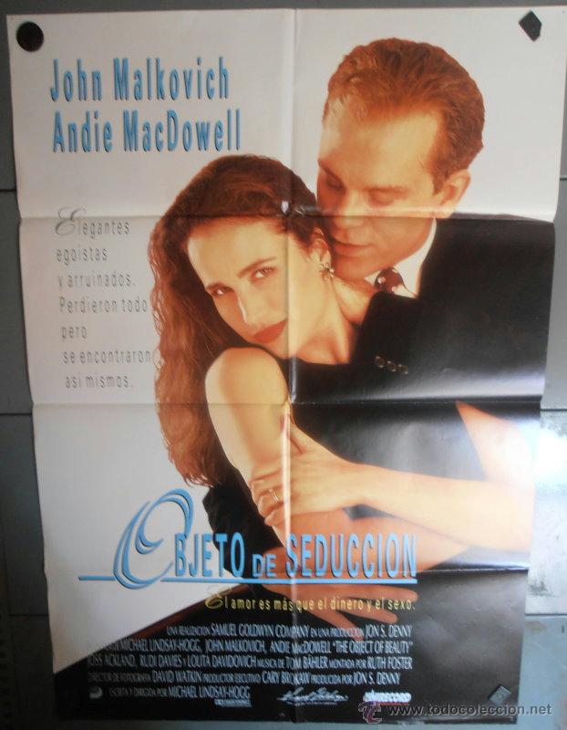 Kino: OBJETO DE SEDUCCION, CARTEL DE CINE ORIGINAL 70x100 APROX (1962)