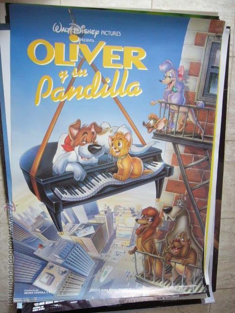Cine: CARTEL DE CINE- MOVIE POSTER. OLIVER Y SU PANDILLA